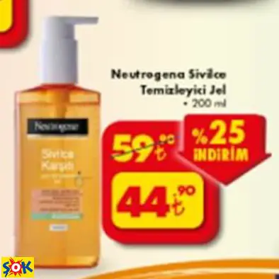 NEUTROGENA SİVİLCE TEMİZLEYİCİ JEL 200ML